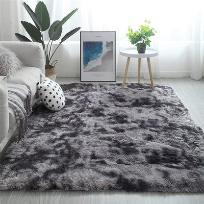 Luxuriously Soft Dark Grey 5x8 Shag Area Rug - Perfect for Bedrooms, Dorms, and Living Rooms - Non-Slip Fluffy Carpet for Ultimate Comfort