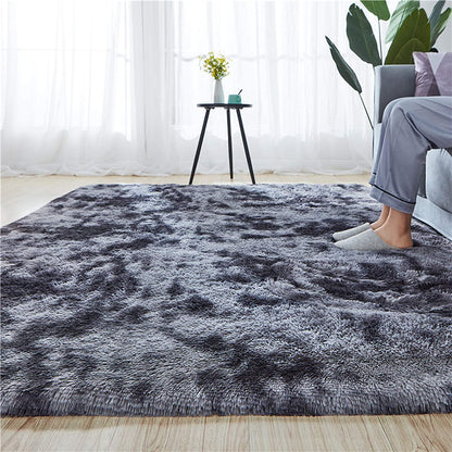 Luxuriously Soft Dark Grey 5x8 Shag Area Rug - Perfect for Bedrooms, Dorms, and Living Rooms - Non-Slip Fluffy Carpet for Ultimate Comfort